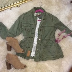 Holding Horses Anthropologie Army Jacket S